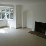 London refurbishment project - Living room after