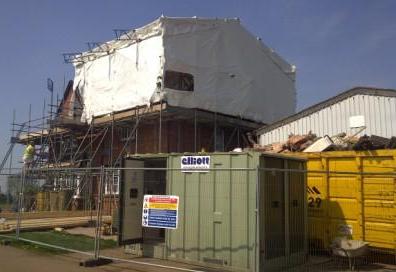 fire damage refurbishment from EMC team of builders