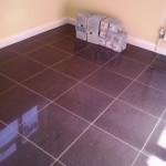New kitchen floor all ready for the clients own kitchen fitting team