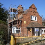 London refurbishment project - External front