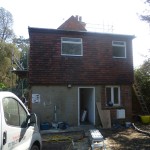 London refurbishment project - External rear