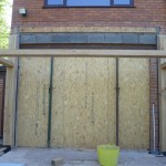 hand crafted oak extension - ready for the roof