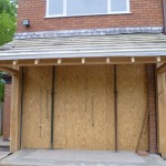 hand crafted oak extension - front view